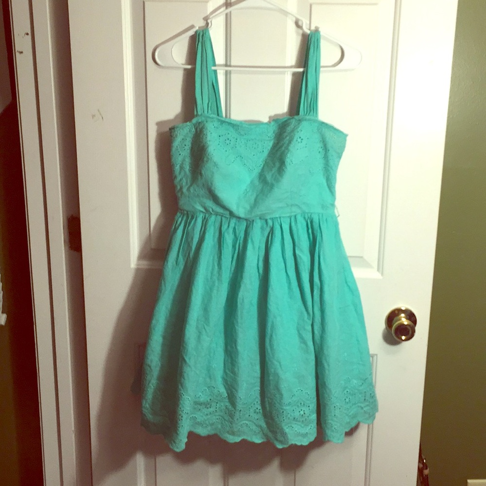 Macy’s Emerald Sundae Mint Green Party Dress